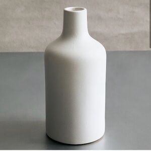 West Elm White Ceramic Vase